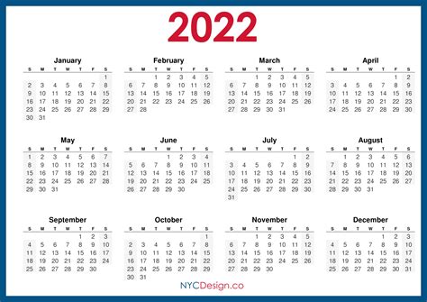 Www Blank Calendar Com 2022